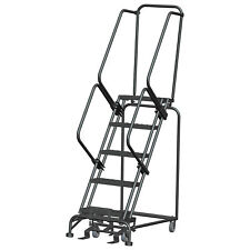 Ballymore Rolling Ladder Overall Height 83 In Steps 5 Material Steel Model