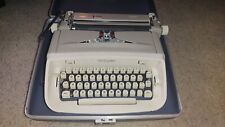 Vintage Royal Safari Typewriter Almond W Case Tested And Working Mid Century