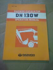 Daewoo Dh130w Excavator Operators Manual