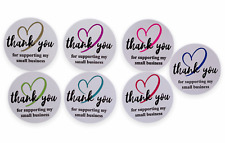 Thank You For Supporting Small Business 1-38 500 Labels Choose Color
