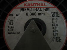 Kanthal Nickel-chromium 0.3mm Nikrothal 80 Resistance Heating Wire 10 Foot 