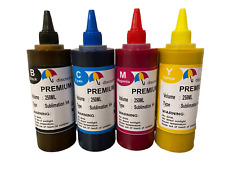 4x250ml Sublimation Heat Transfer Refill Ink For All Epson Printer