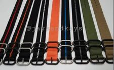 Jaysandkays 24mm 1-piece 3-ring Heavy Duty Diver Watch Strap