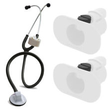 2 Pack Of White S3 Stethoscope Tape Holders - Littman Nursing Scrubs Ems Emt