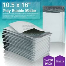 5 10.5x16 10.5x15 Poly Bubble Mailer Padded Envelope Shipping Bag 2550100