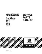 New Holland 721723 Backhoe Parts Catalog