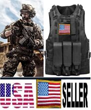 U.s Military Army Swat Police Tactical Vest Airsoft Hunting Combat Plate Carrier