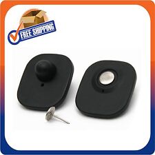 1000 Checkpoint Security Compatible Rf 8.2mhz Mini Tag Black Wpin Eas Antitheft