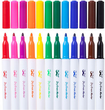 Dry Erase Markers 12 Pack Assorted Colors White Board Markers Dry Erase