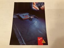 1987 Fender Dynamax 250l Guitar String Print Ad Original Vintage 87-1
