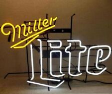 Neon Light Sign Lamp For Miller Lite Beer 20x16 Miller Time Bar Open Pub Decor