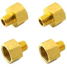 Sdtc Tech 4-pack Brass Pipe Fitting 14 Npt Male To 12 Npt Female Reducer...