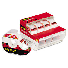 Scotch Transparent Tape Handheld Dispenser 34 X 850 1 Core Clear 4pack