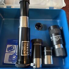 Lot Of Meade And Celestron Telescope Lens Eyepieces And Extras