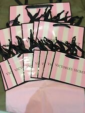 Lot 7 Victorias Secret Paper Shopping Gift Bags -premium Tissue 3xl 4sml