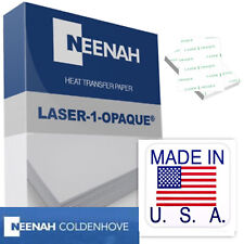 Heat Transfer Paper Laser 1 Opaque For Dark T-shirt Neenah 8.5 X 11 -10 Sheet