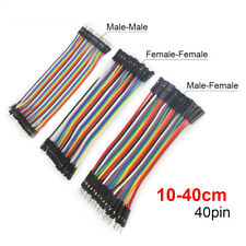 40 Pin Dupont Cables M-f M-m F-f Jumper Breadboard Wire Gpio Ribbon Pi Arduino