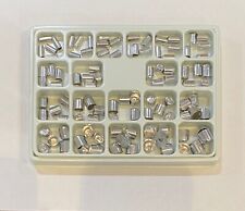Dental Aluminum Shell Temporary Crowns Starter Kit - Asstd Sizes 1-20 100 Pcs