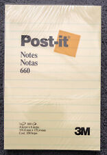 Post-it 660 Lined Post-it Notes 4x6canary Yellow 1 Pad 100 Sheets