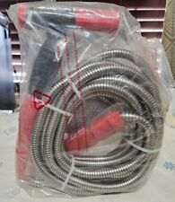 Bernini 40ft. Metal No-kink Water Hose Two-way Nozzle Expandable Red New