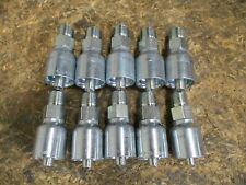 10 Pack Genuine Parker Hydraulic Hose Fittings 10143-6-6 Npt Male