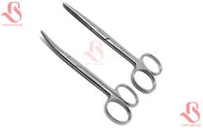 2 Pcs Set Mayo Scissors Straight Curved 6 Bluntblunt Surgical Instruments