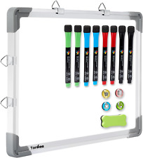 Small Dry Erase White Board  12 X 16 Magnetic Hanging Whiteboard For Wall Po