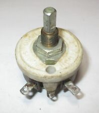 1 Vintage Ohmite 50 Ohm Wire Wound Rheostat Potentiometer Used