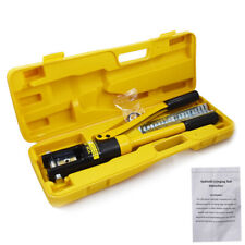 Hydraulic Wire Crimper Crimping Tool 11-dies Battery Cable Lug Terminal 16 Ton