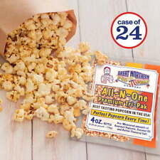 4oz Popcorn Kernel Packs 24 Case Diacetyl And Gluten Free Coconut Oil Delicious