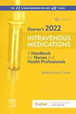 Elseviers 2022 Intravenous - Paperback By Collins Pharmd Shelly - New H