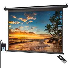 Auto Motorized Projector Screen With Remote Control 120 Inch 43 Aspect Rat...