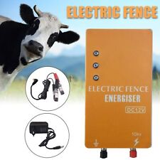 12v For Animals Poultry Controller Supply Solar Electric Fence Energizer Charger