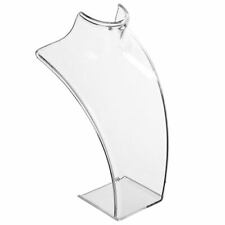 Clear Acrylic Necklace Earring Jewelry Display Stand High-fashion Bust Stand