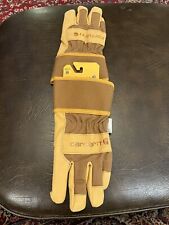 Carhartt Insulatedducksynthetic Leather Safety Cuff Glove Mens Lg Nwt