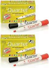 Dry Erase Markers Quartet Low Odor Chisel Tip Assorted Colors 24 Markers
