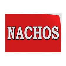 Decal Stickers Nachos Food Fair Restaurant Vinyl Store Sign Label