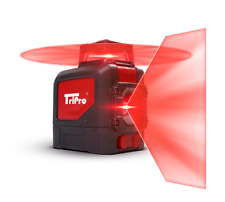 3d 360 Plane Line Auto-level Red Rotary Cross Laser Tripro Receiverdetector
