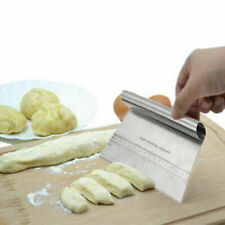 Stainless Steel Durable Pizza Dough Scraper Cutter Flour Pastry Cake Tool Food
