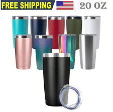 20oz Tumbler Stainless Steel Sip Lid Double Wall Vacuum Insulated Travel Bottle