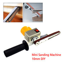 Hand-held Electric Belt Sander Mini Grinder Small Machine With 10 Sanding Belts