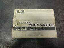 Kawasaki Model 80ziii Wheel Loader Parts Catalog Manual  Aaap18115-2