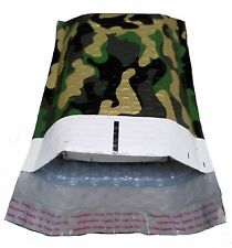25 4x8 Camo Poly Bubble Mailer Envelope Shipping Wrap Plastic Mailing