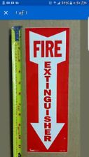 Fire Extinguisher Arrow 4x12 Sign Sticker Vinyl 99 Ea Ship 99cent Any Qty