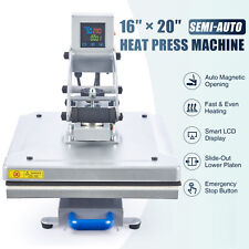 Heat Press Machine 16x20 Slide Out Base Auto Open Clamshell T Shirt Heat Press