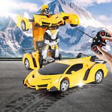 Rc Car Robot For Kids Transformation Car Toy Remote Control Deformation Vehicle