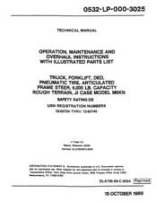 Case M6kn Forklift Om Pc Sm Service Manual