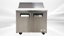 New 36 Commercial Refrigerated Prep Table Cooler Salad Sandwich Pizza Nsf 110v