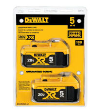 2pack Dewalt Dcb205 20v Max Xr 5.0 Ah Compact Power Tool Battery