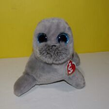 Ty Beanie Babies Wiggy The Sea Lion Seal Gray Glitter Eyes Velvety 10 Long